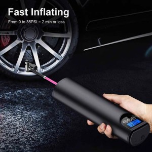 Wireless Car Tyre Inflator – 12V Portable Air Pump with USB Charging