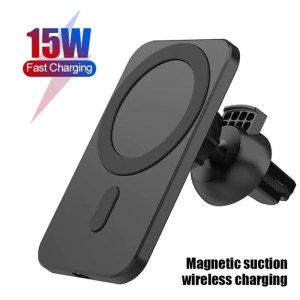 15W MagSafe Car Wireless Charger – Magnetic Air Vent Mount