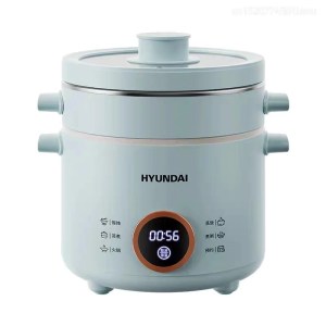 2L Electric Rice Cooker – Mini Multicooker & Lunch Pot (Sky Blue)
