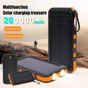 10000mAh Solar Power Bank – Perfect for Outdoor, Fishing, Camping & Emergency Use